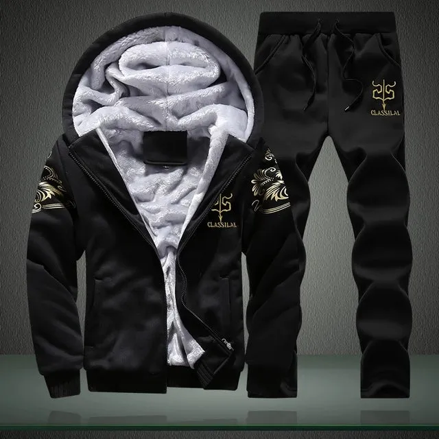 Men Training Sport Running 2 Piece Set