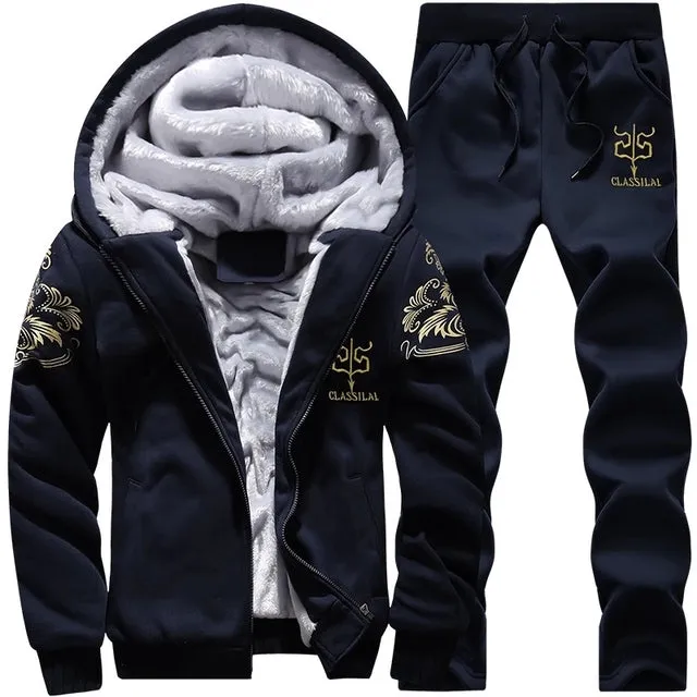 Men Training Sport Running 2 Piece Set