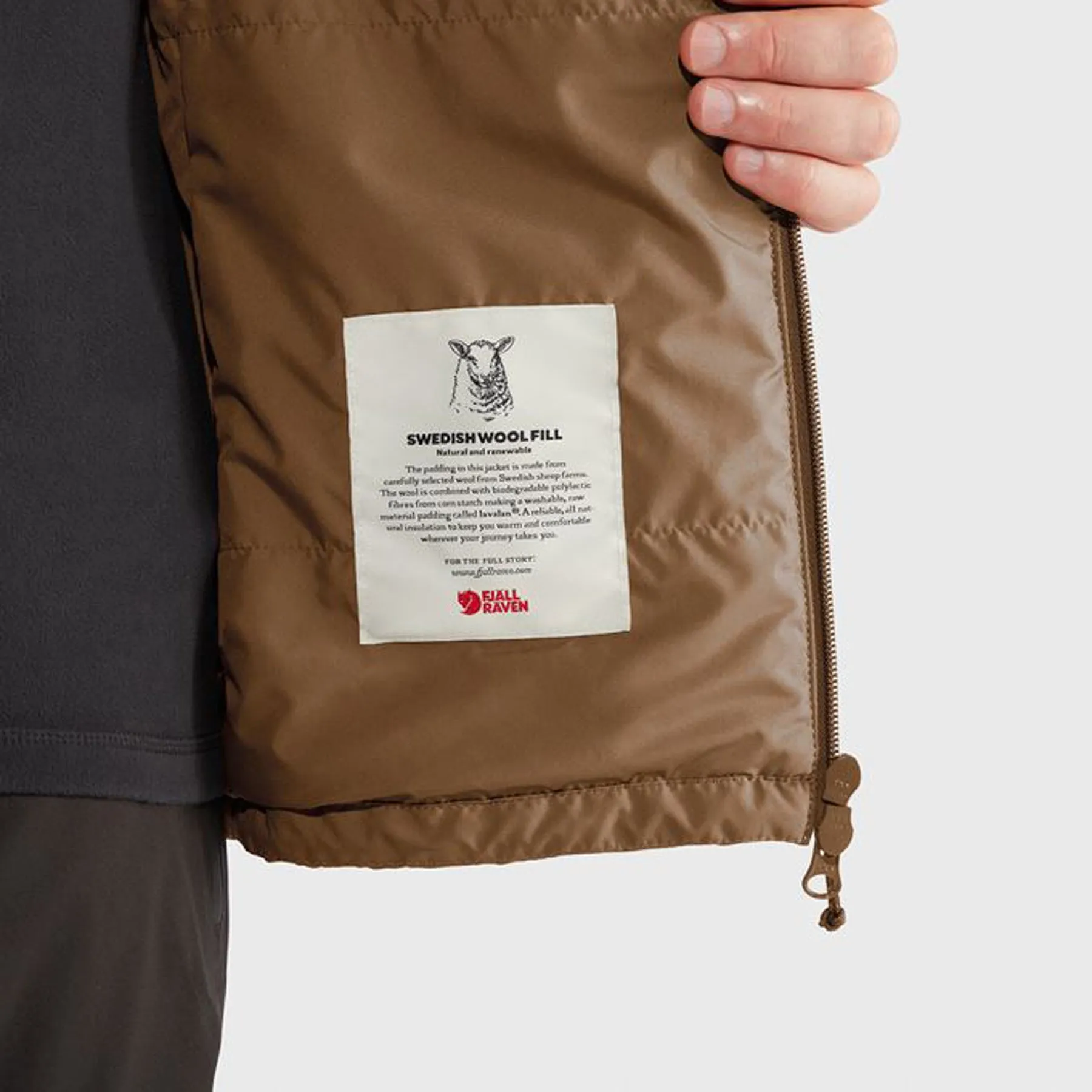 Mens Keb Wool Padded Jacket