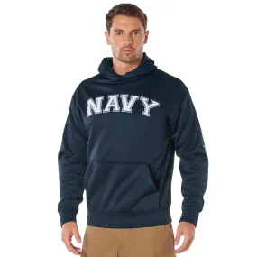 Military Navy Embroidered Hooded Sweatshirts