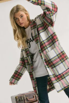 Multi Plaid Loose fit Jacket