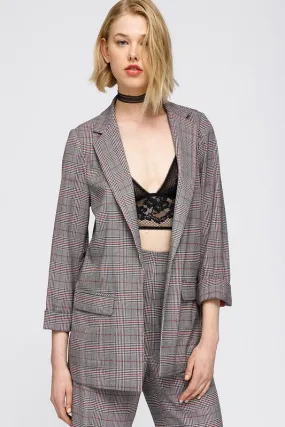 Nurode Multi Glen Plaid Blazer