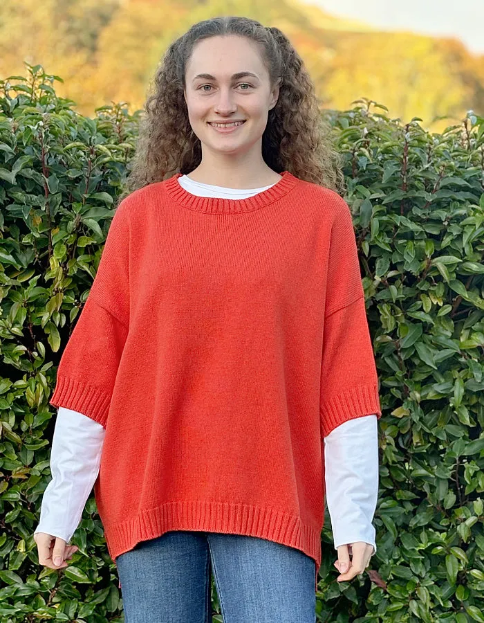Ochre Paris Sweater in Flame Cotton