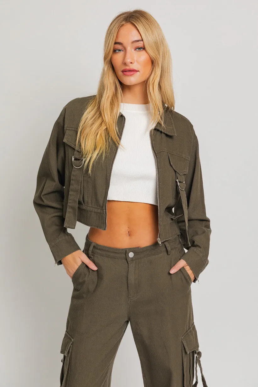 Olive Cargo Pants