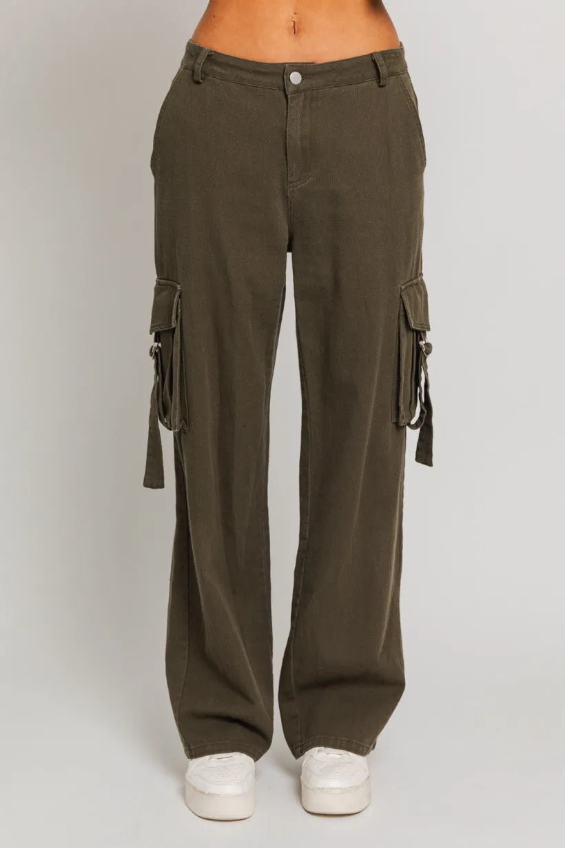 Olive Cargo Pants