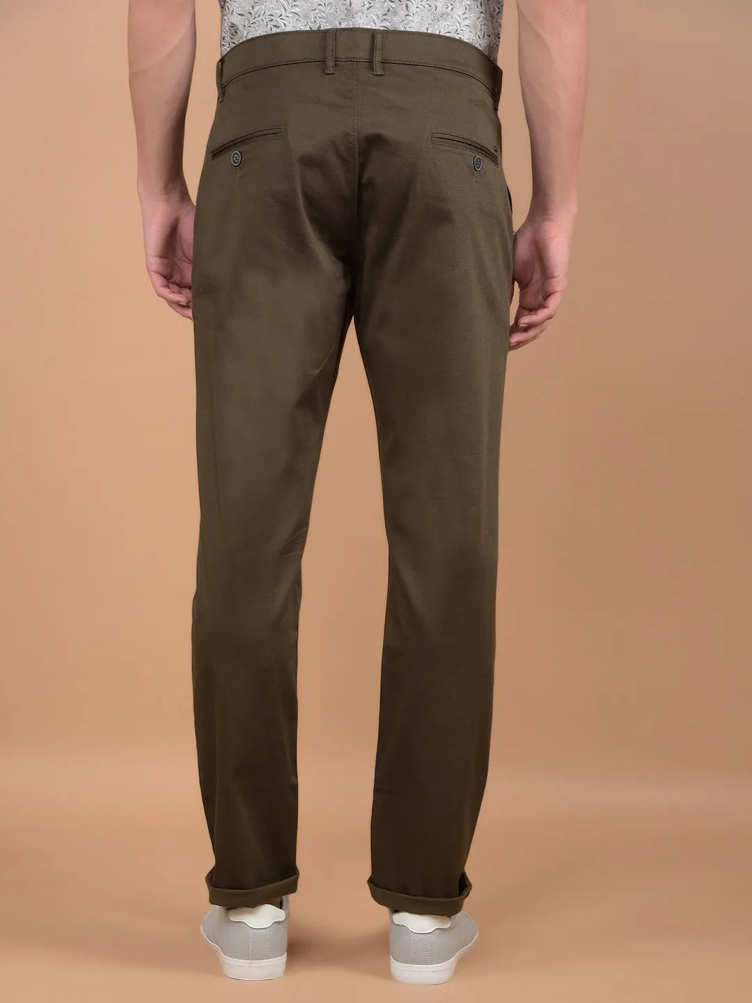 Olive Knitted Trousers
