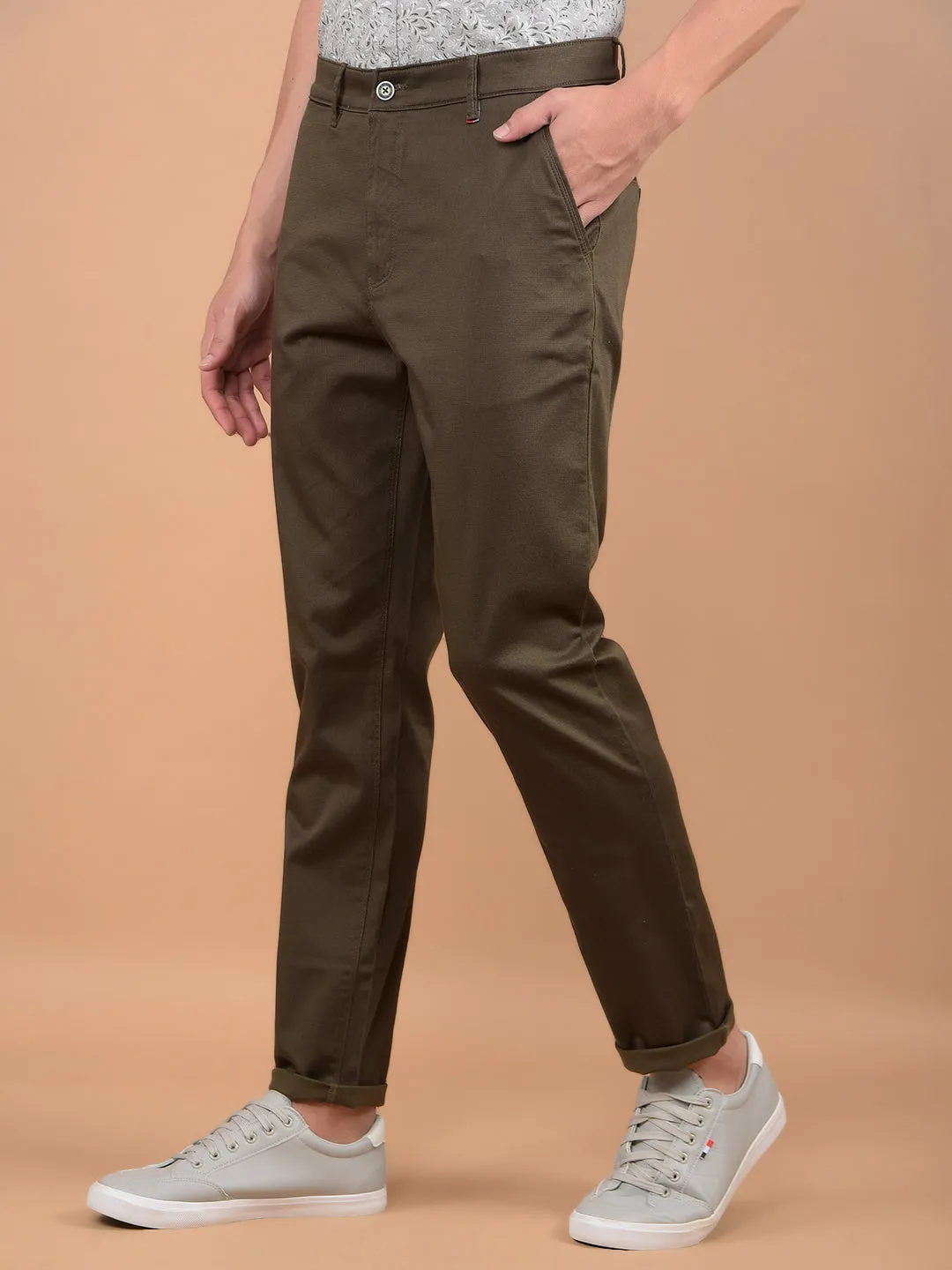Olive Knitted Trousers