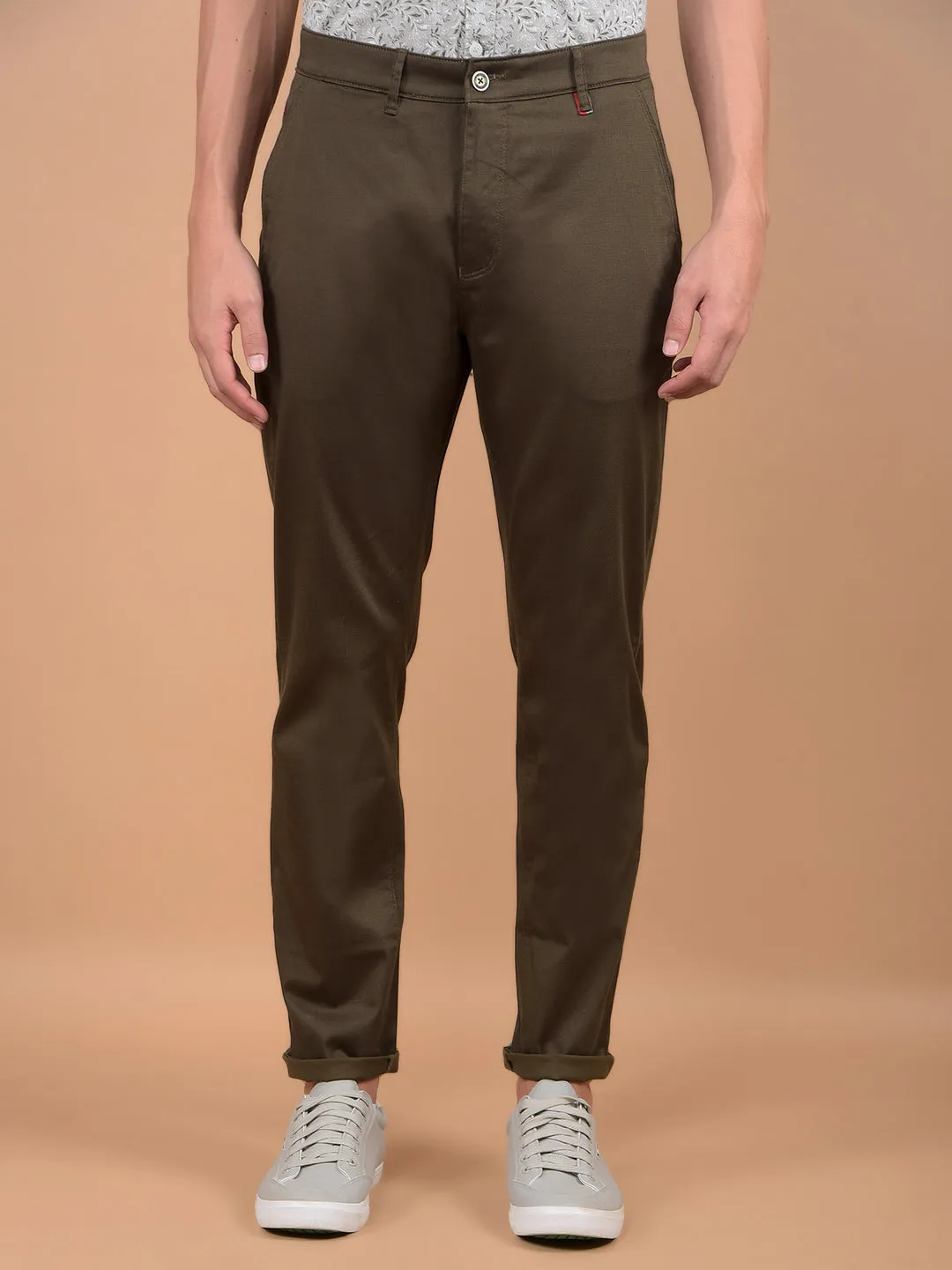 Olive Knitted Trousers