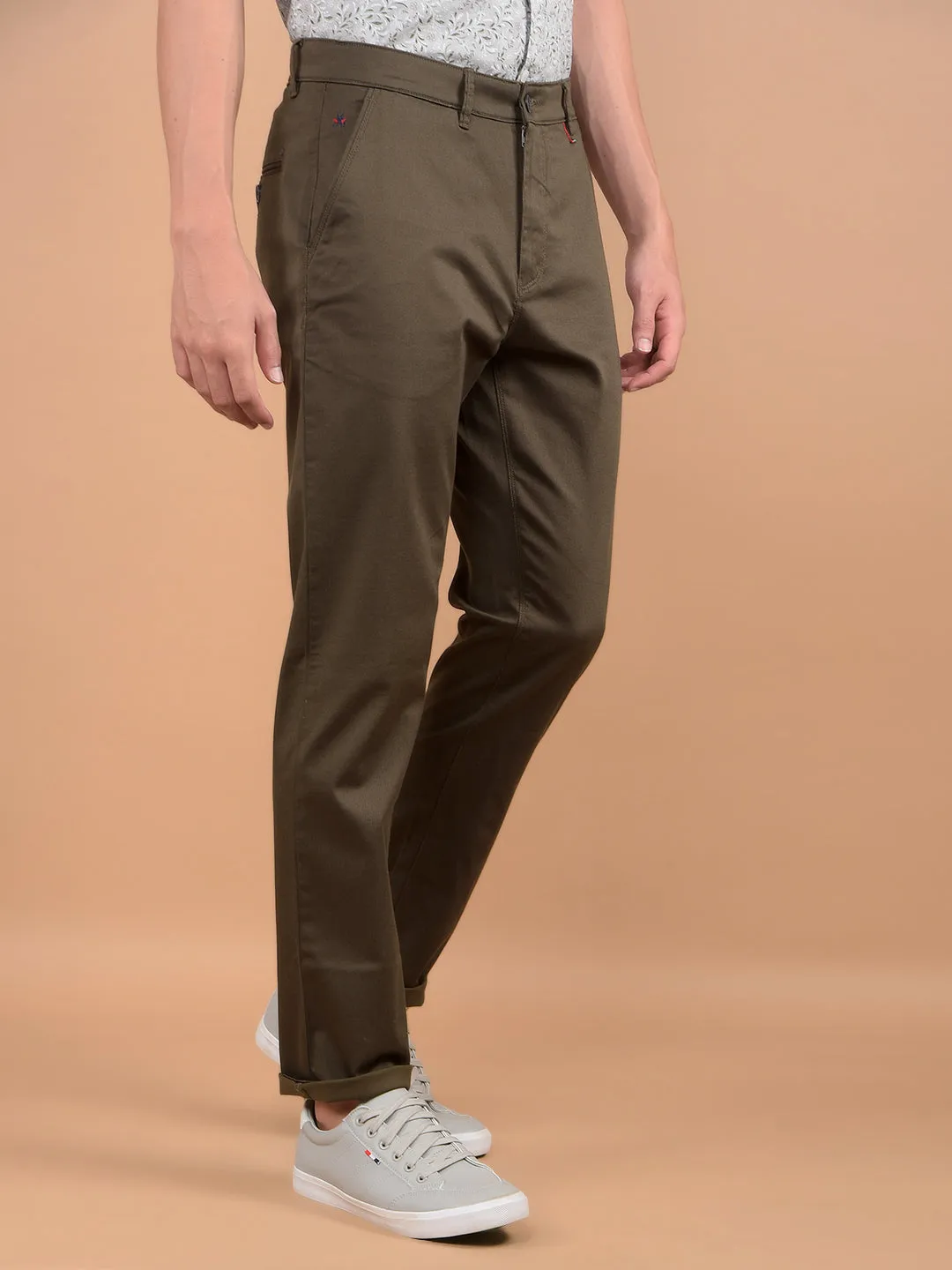 Olive Knitted Trousers