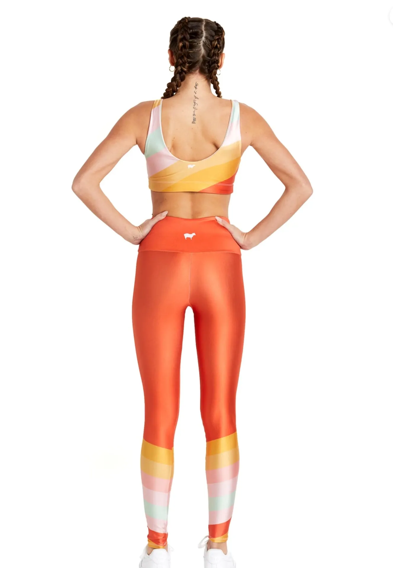 Pastel Retro Sport Legging Goldsheep