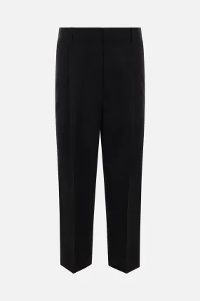 Pleated Trousers Wool Blend
