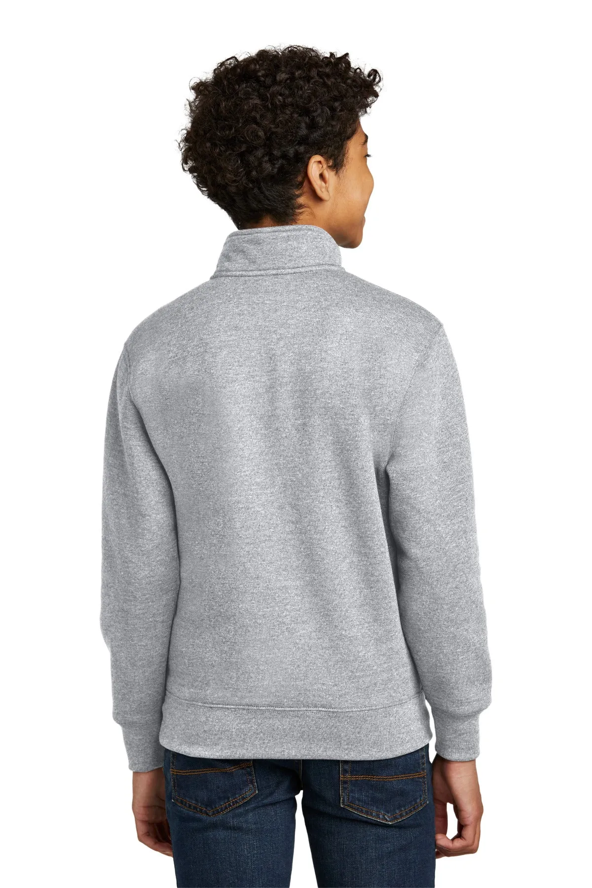 Port & Company Youth Core Fleece 1/4-Zip Pullover Sweatshirt PC78YQ