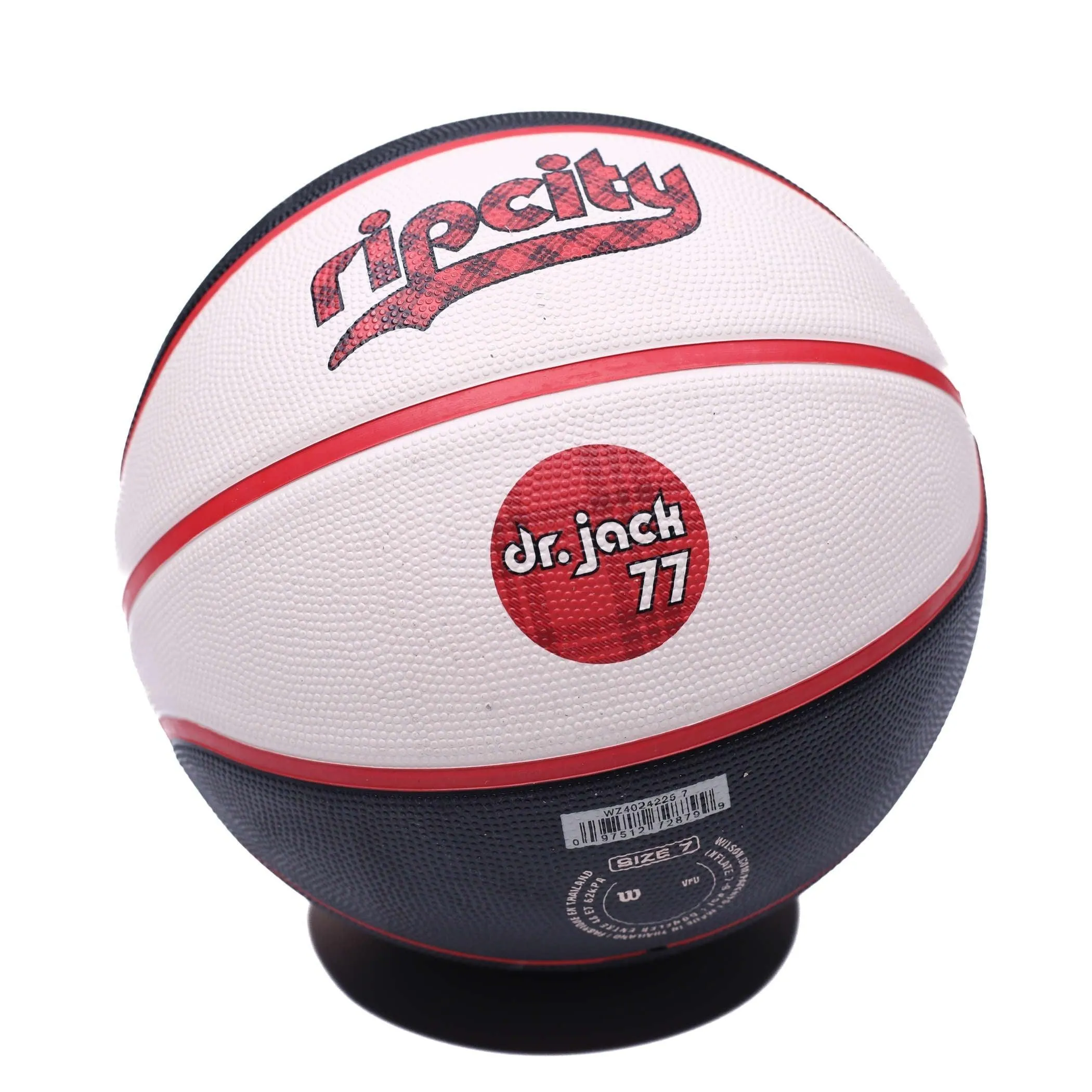 Portland Trail Blazers Wilson Retro Plaid City Edition Basketball