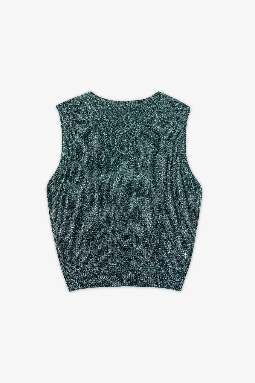 Prima Cut Out Top - Green