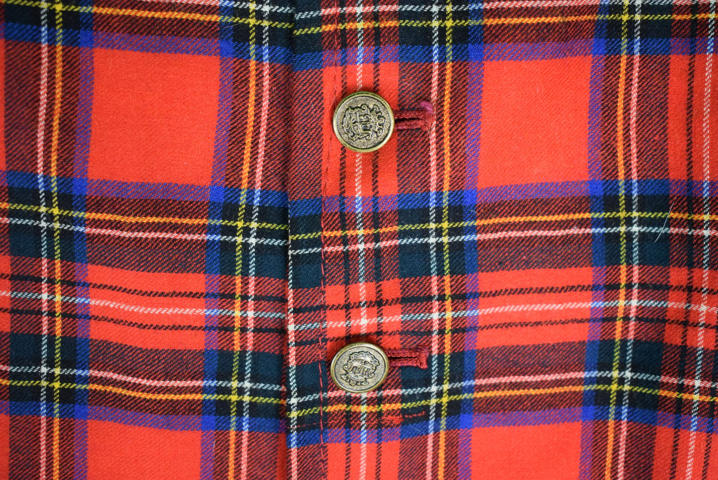 "Viyella x Cable Car Clothiers Royal Stewart Tartan Plaid Vest" Sz 39