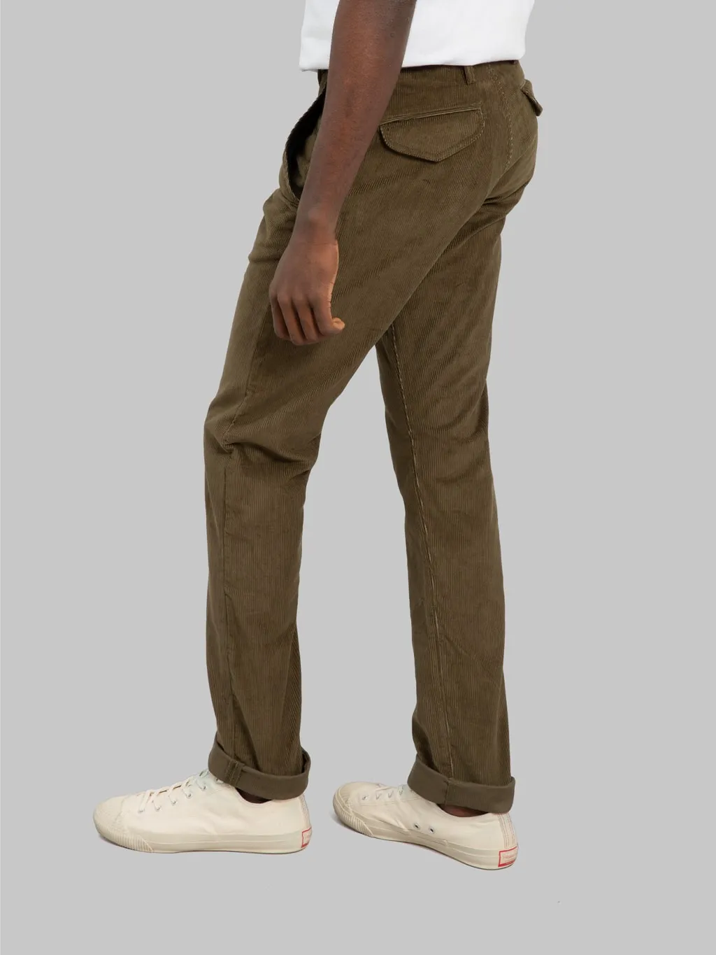 Rogue Territory 9oz Officer Trousers High Olive Corduroy