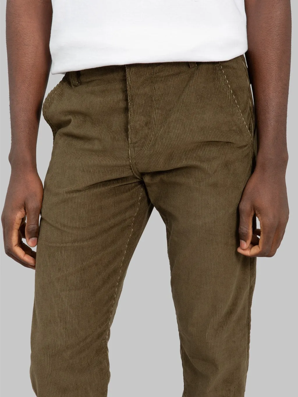 Rogue Territory 9oz Officer Trousers High Olive Corduroy