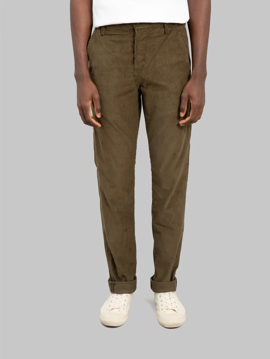 Rogue Territory 9oz Officer Trousers High Olive Corduroy