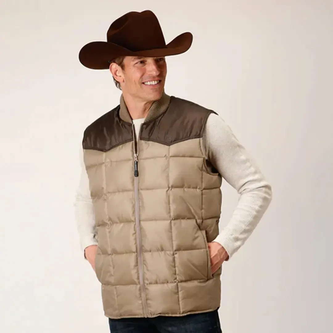 Roper Men's Quilted Poly-filled Vest