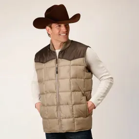 Roper Men's Quilted Poly-filled Vest