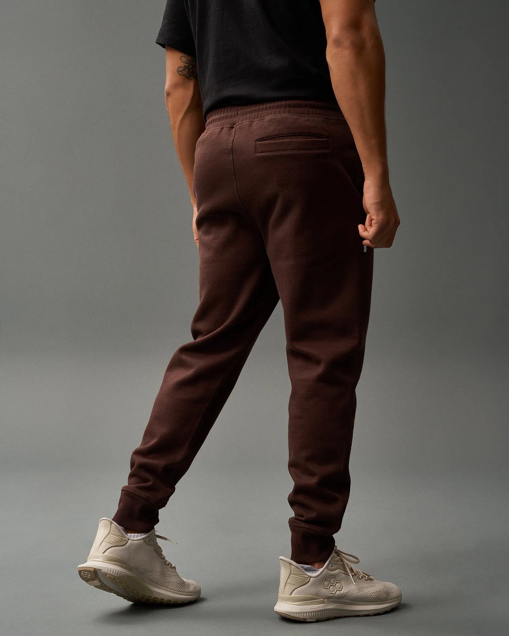 RUDIS Titan Heavyweight Fleece Jogger - Ground Coffee