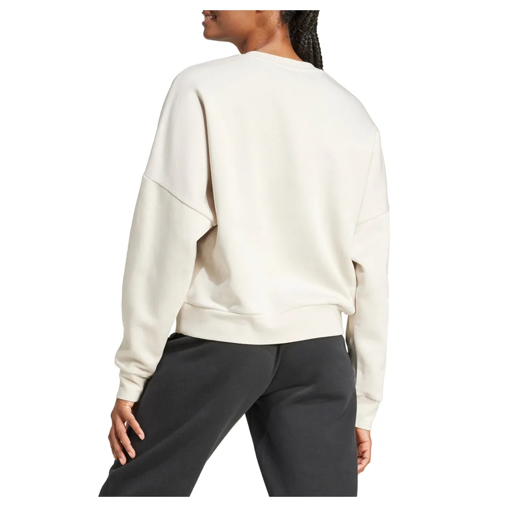 Small Logo Feel Cozy Crew Neck Sweatshirt