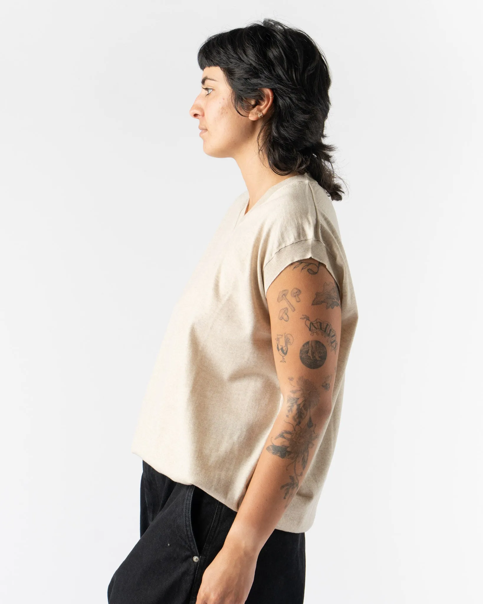 Sofie D'Hoore Munich Vest in Oatmeal Melange
