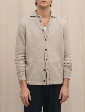Super Soft Cotton Boucle Shirt Beige