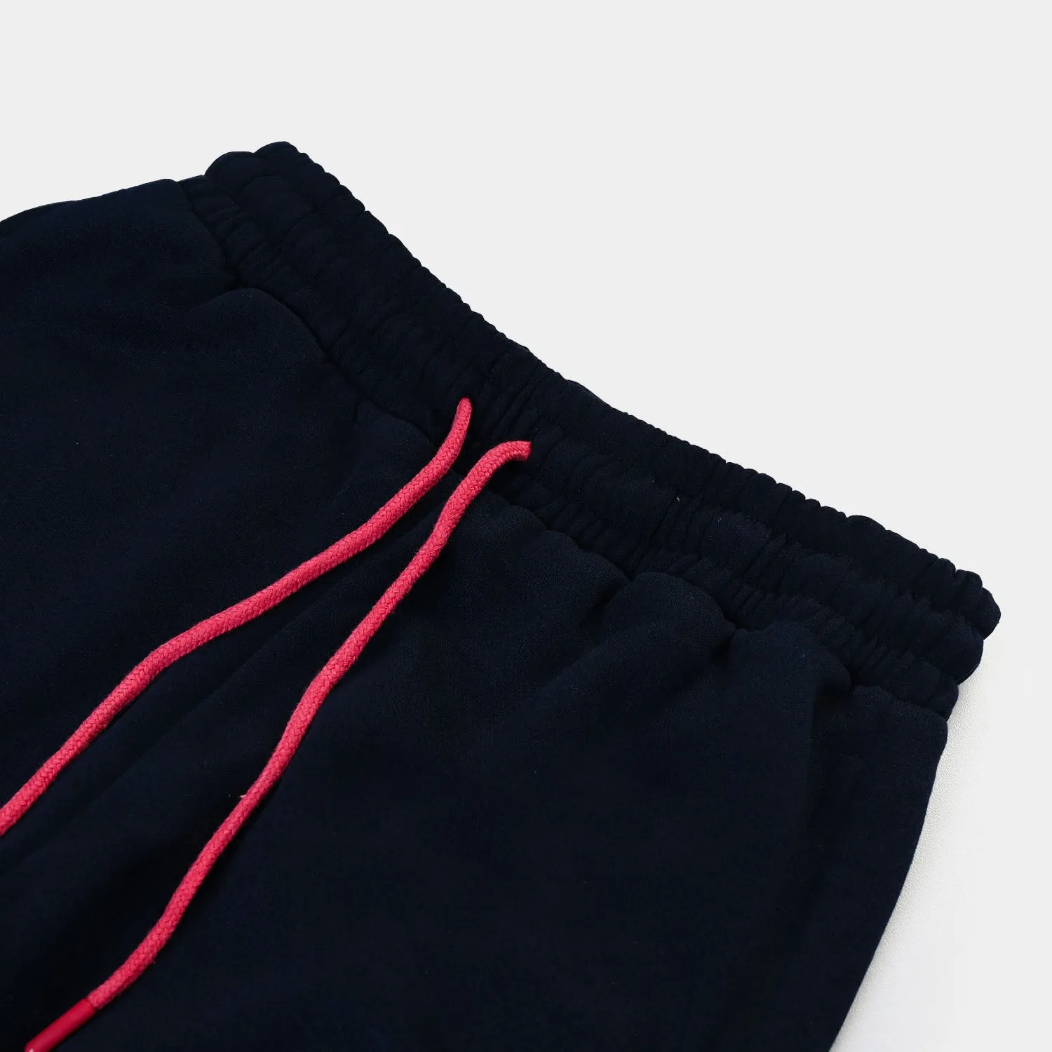Teens Girls Fleece Knitted Trouser-NAVY