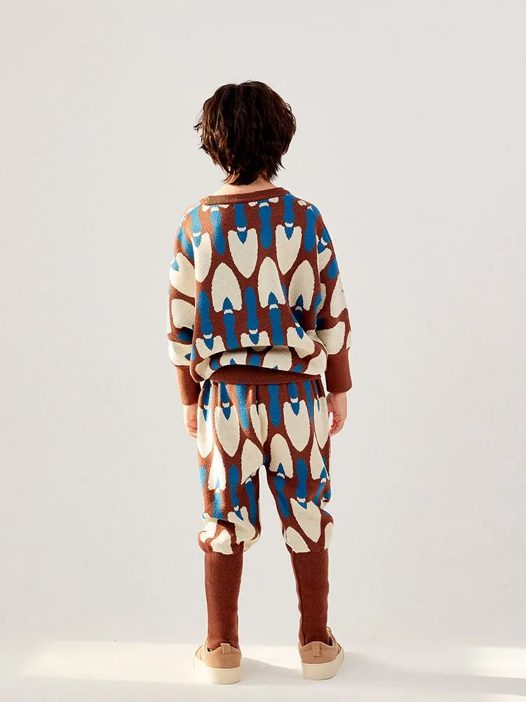 Trowel Knitted Pants by Momohanipopo