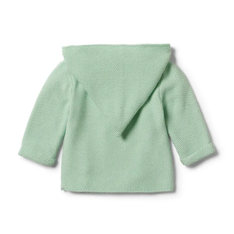 Wilson & Frenchy Moss Green Knitted Jacket