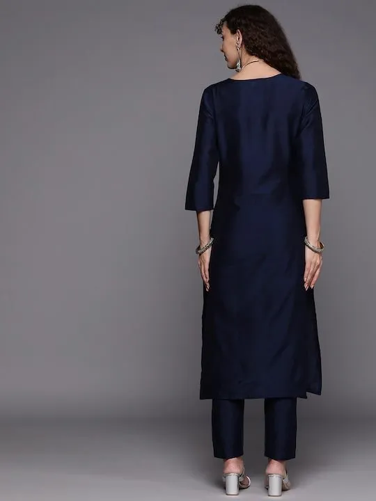 Women Yoke Design Kurta with Trousers