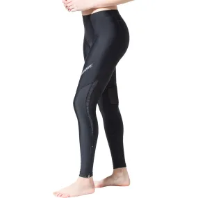 Women'sBicycle Pants 4D Padded Road Bike Tights Breathable Cycling Long Leggings- PL8032-Black