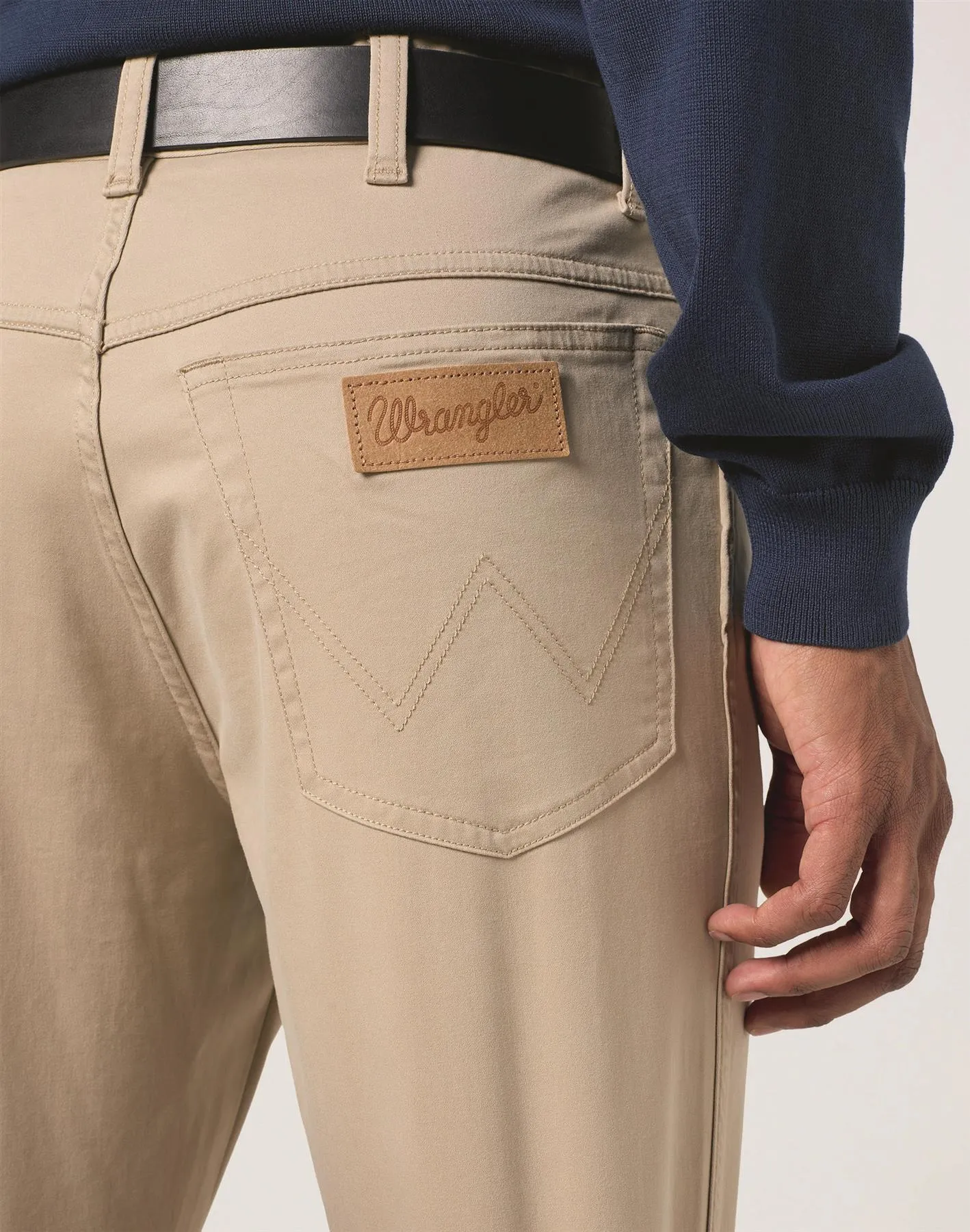 Wrangler Teas Authentic Straight Soft Chino In Waist 40 - 44" In 2 Colours
