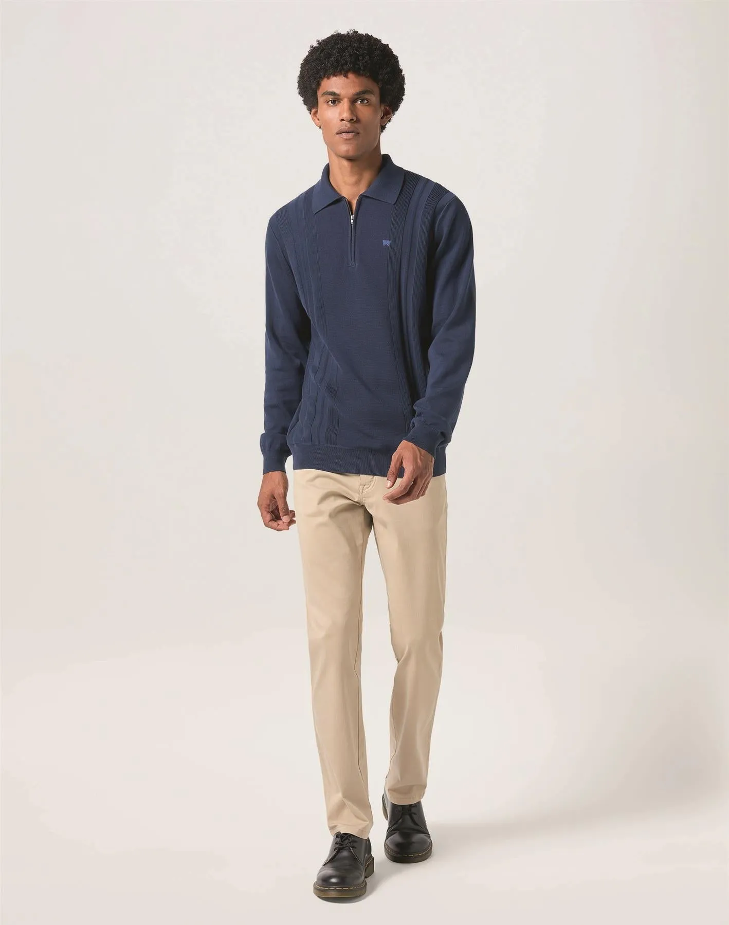 Wrangler Teas Authentic Straight Soft Chino In Waist 40 - 44" In 2 Colours
