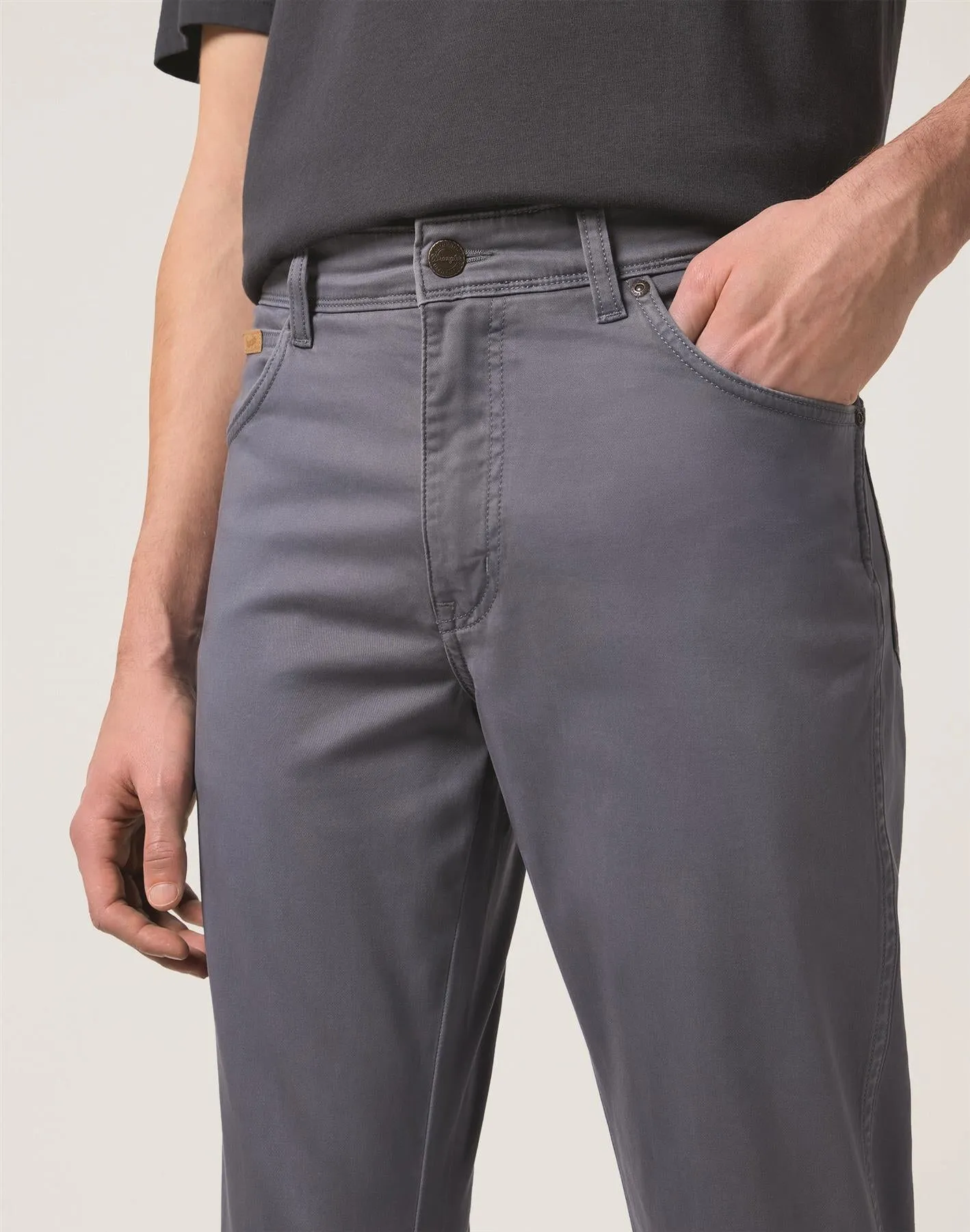 Wrangler Teas Authentic Straight Soft Chino In Waist 40 - 44" In 2 Colours